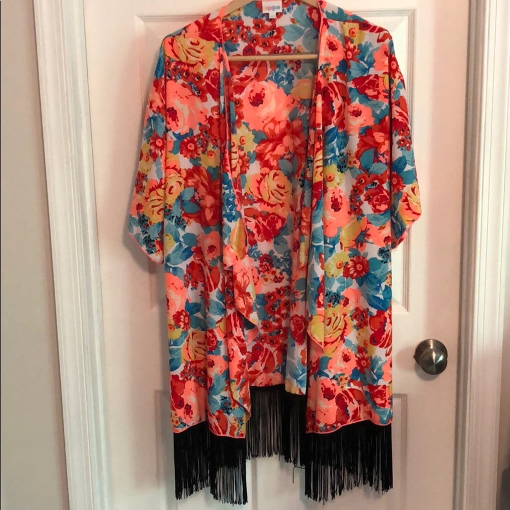 Floral Beach Cover Up, LuLaRoe Monroe L